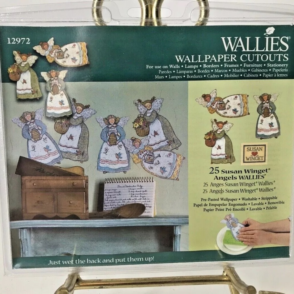 WALLIES 25 Wallpaper Cutouts Susan Winget  Angels WALLIES NIP